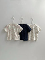 ［minirobe］Little dot short sleeve tee
