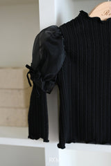 ［ROA］Organza puff tops