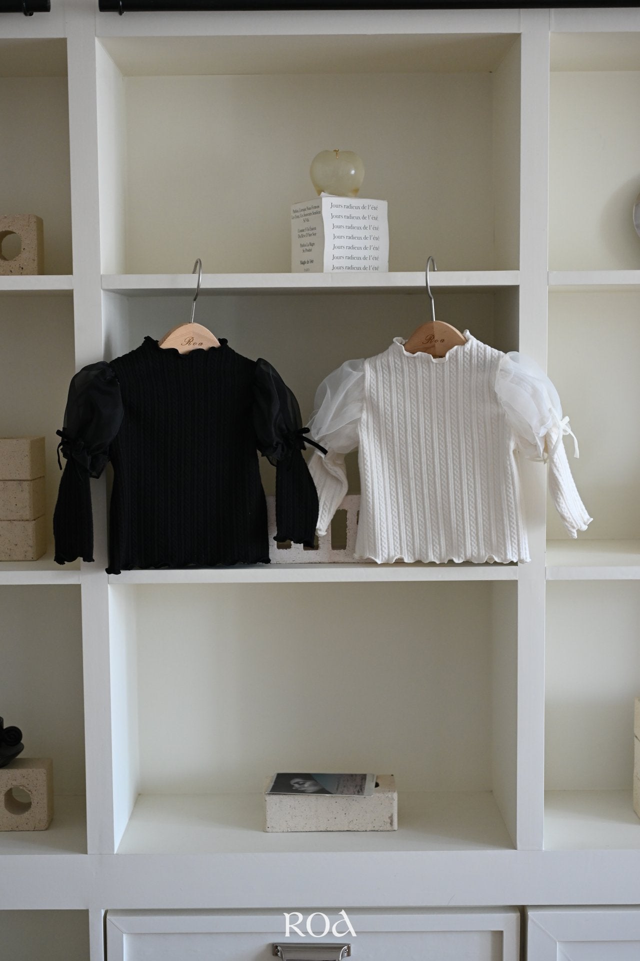 ［ROA］Organza puff tops