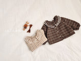 ［valubebe］Petit check frill blouse (baby)