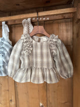 ［marron］Mono frill blouse