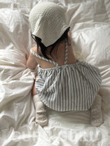 ［guruguru］Stripe camisole rompers