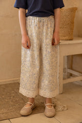 ［perrobebe］Juliette flower pants (beige)