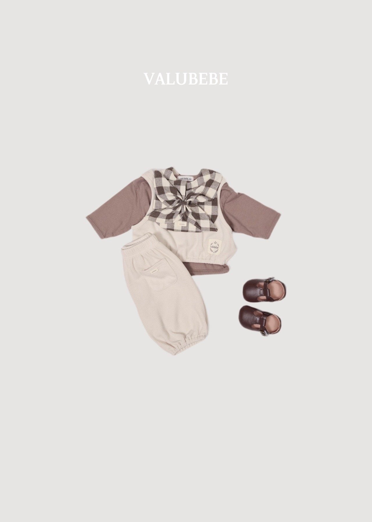 ［valubebe］Basic button tee