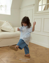 ［LINDO］3/4 length denim pants