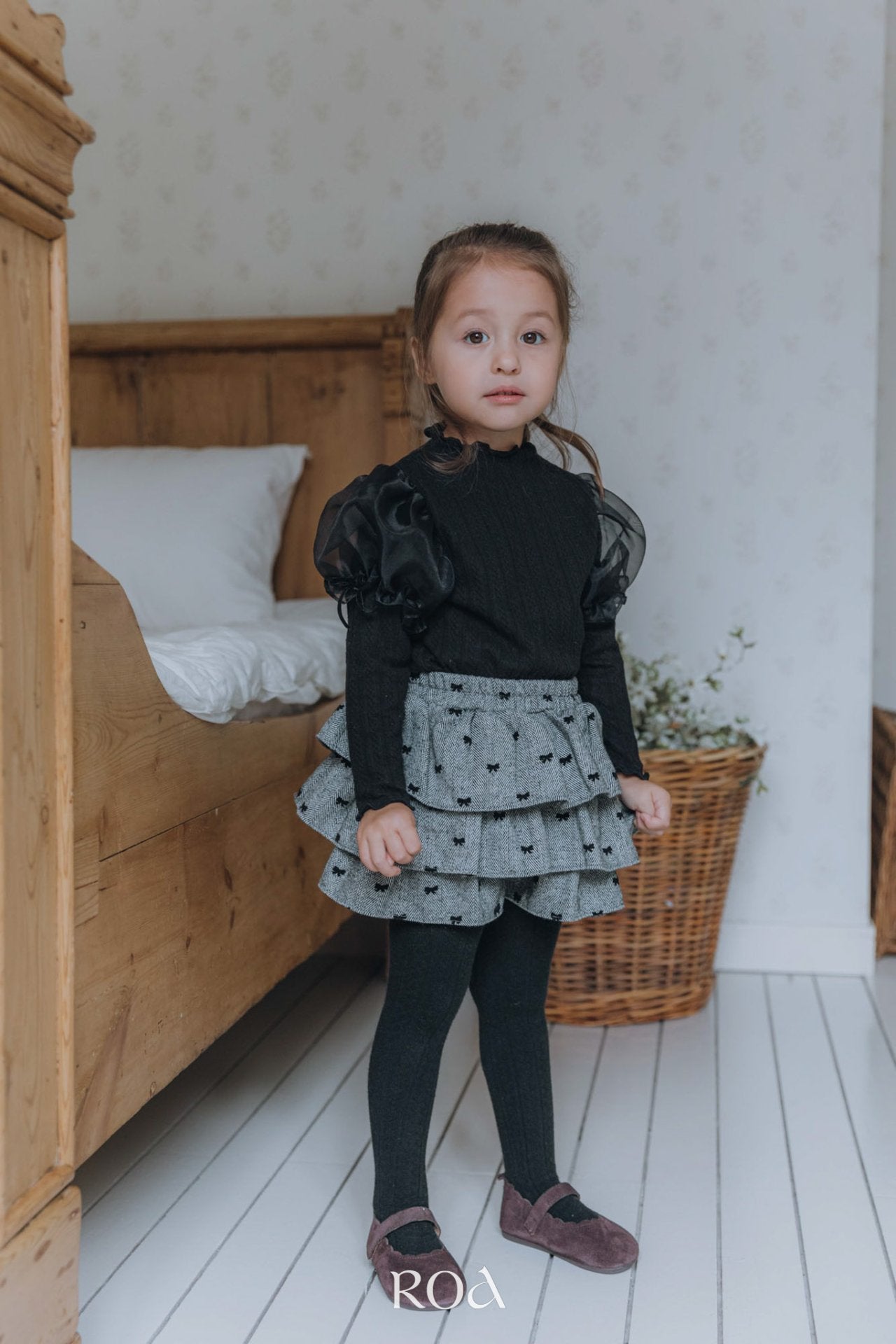 ［ROA］Organza puff tops