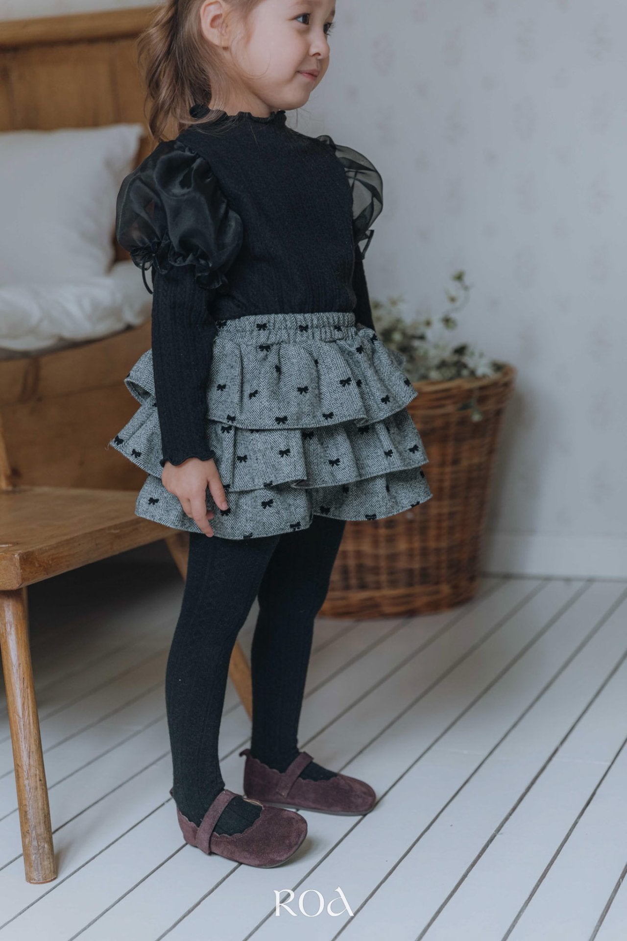 ［ROA］Organza puff tops