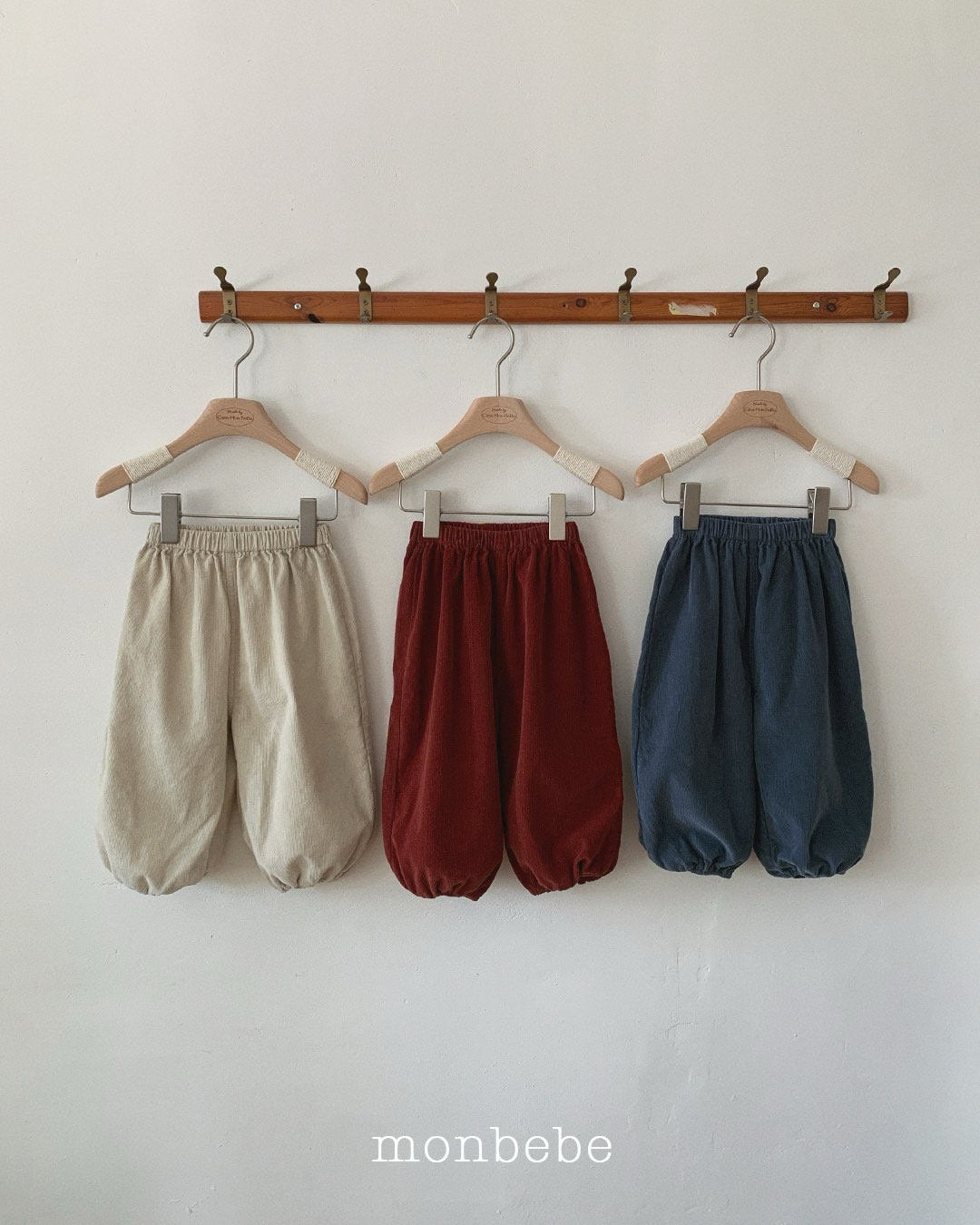 [monbebe] Corduroy jogger pants