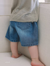［melmel］Brush denim pants