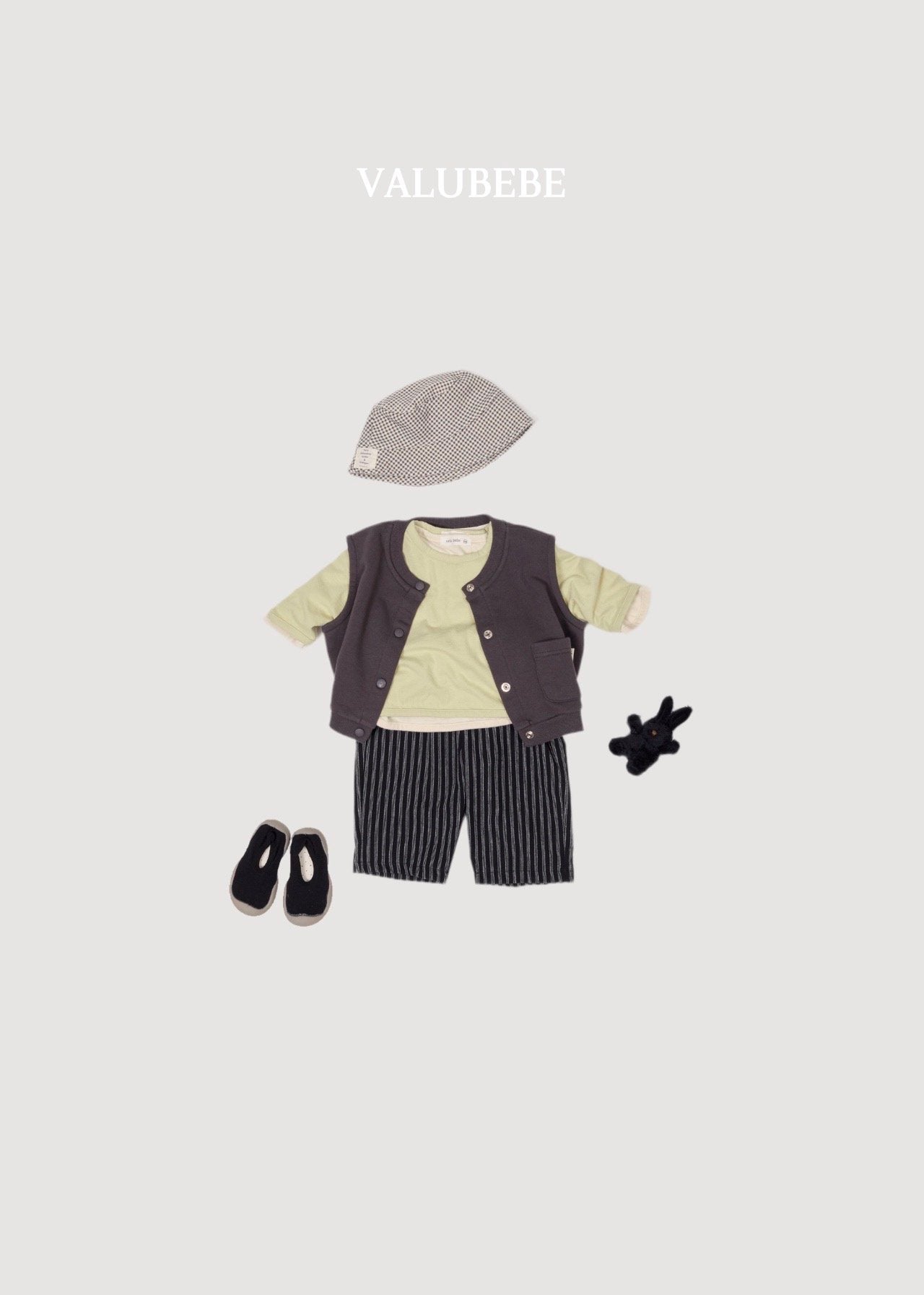 ［valubebe］Basic button tee