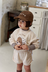 ［jujua］Stripe mellow tops