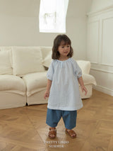 ［LINDO］3/4 length denim pants