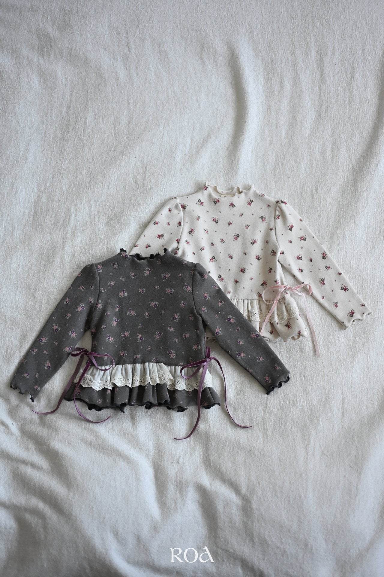 ［ROA］Flower ribbon tutu tops