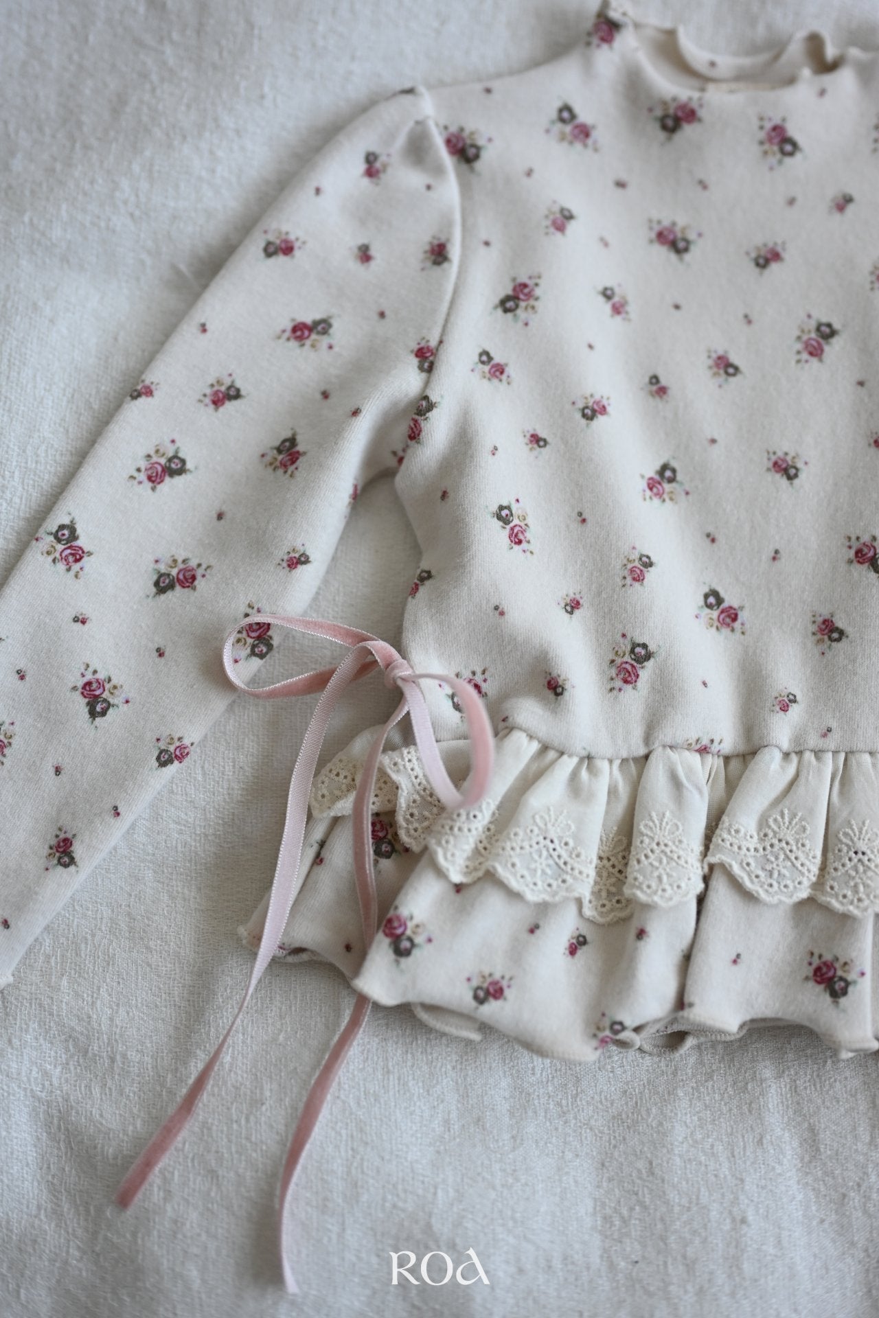 ［ROA］Flower ribbon tutu tops