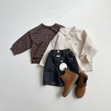 ［digreen］Pinstripe T-shirt