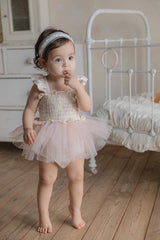 ［OREN］Flora tulle swim wear
