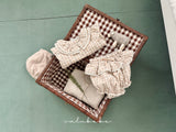 ［valubebe］Petit check frill blouse (baby)