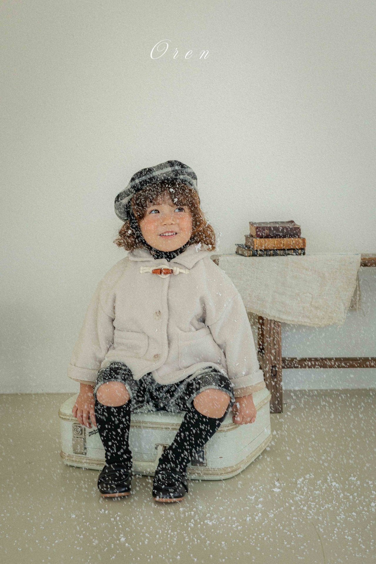 ［OREN］Brunel check beret