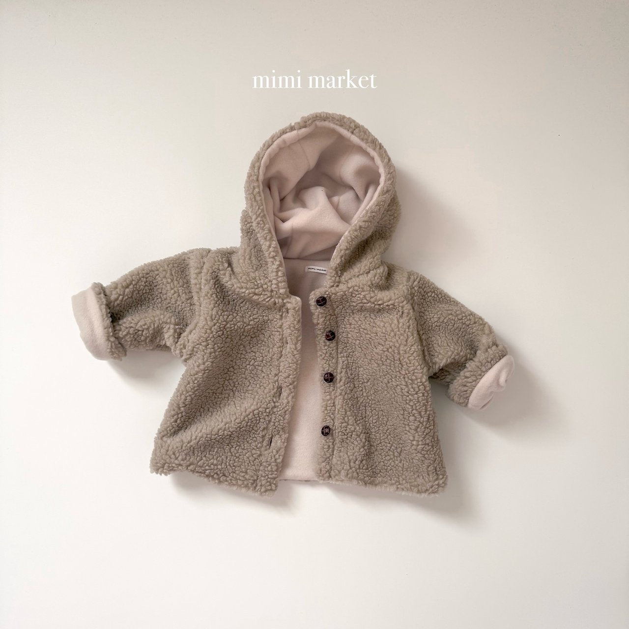 [mimi market] Boa hood jumper