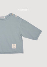 ［valubebe］Basic button tee