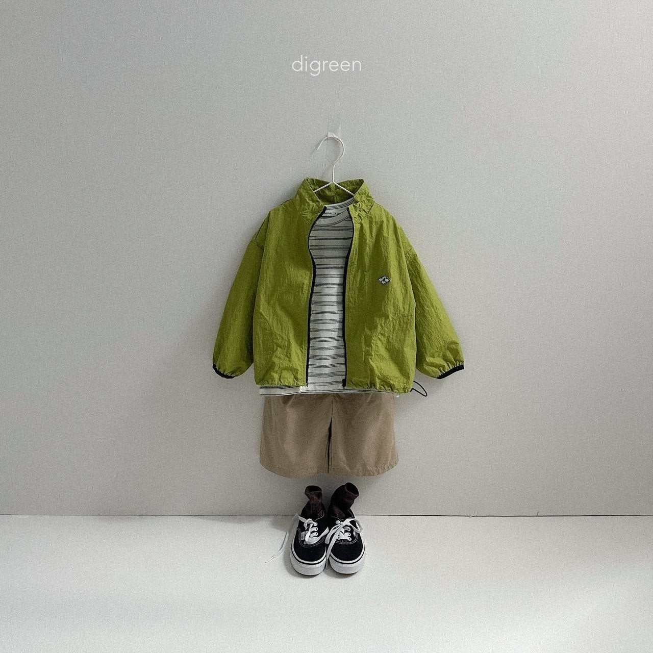 ［digreen］Pinstripe T-shirt