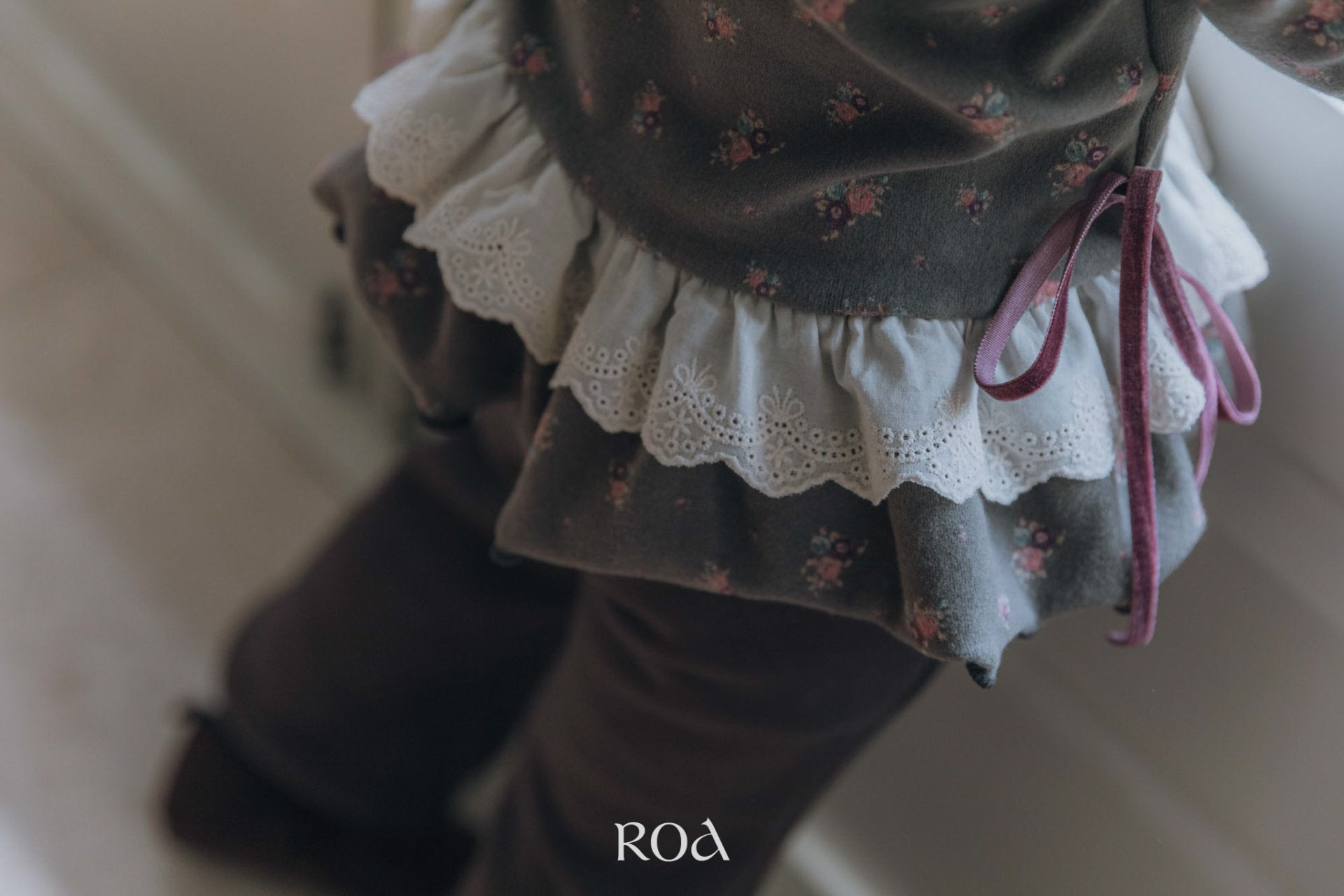 ［ROA］Flower ribbon tutu tops