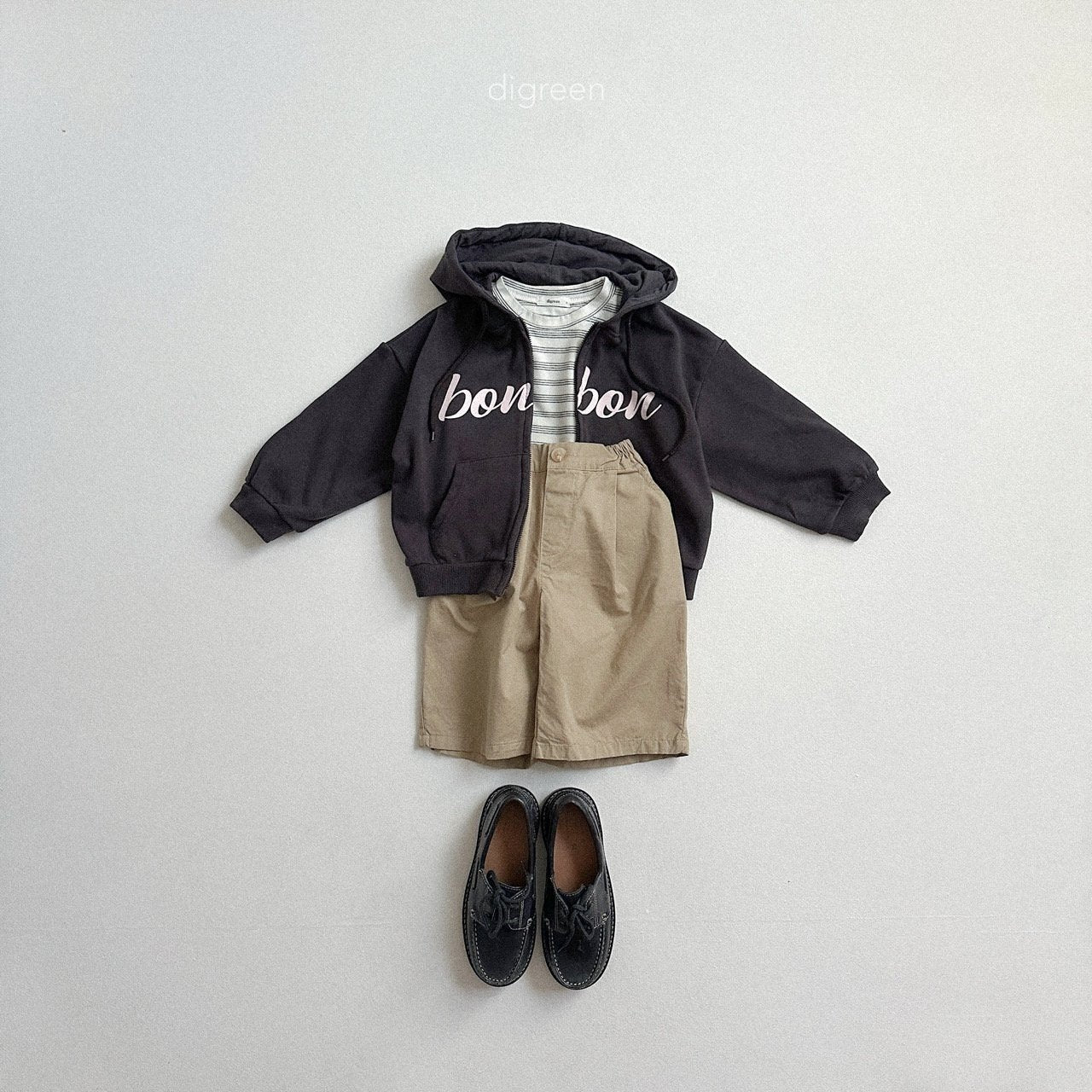 ［digreen］Pinstripe T-shirt