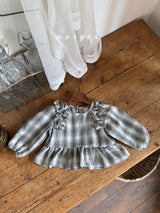 ［marron］Mono frill blouse