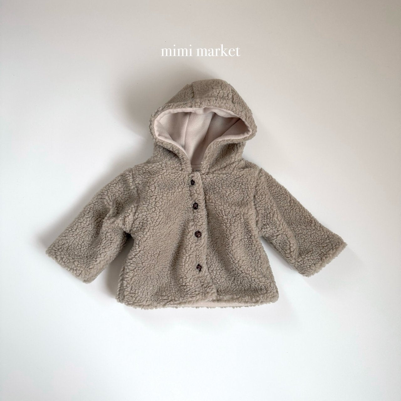 [mimi market] Boa hood jumper