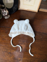 ［marron］Bear fur bonnet