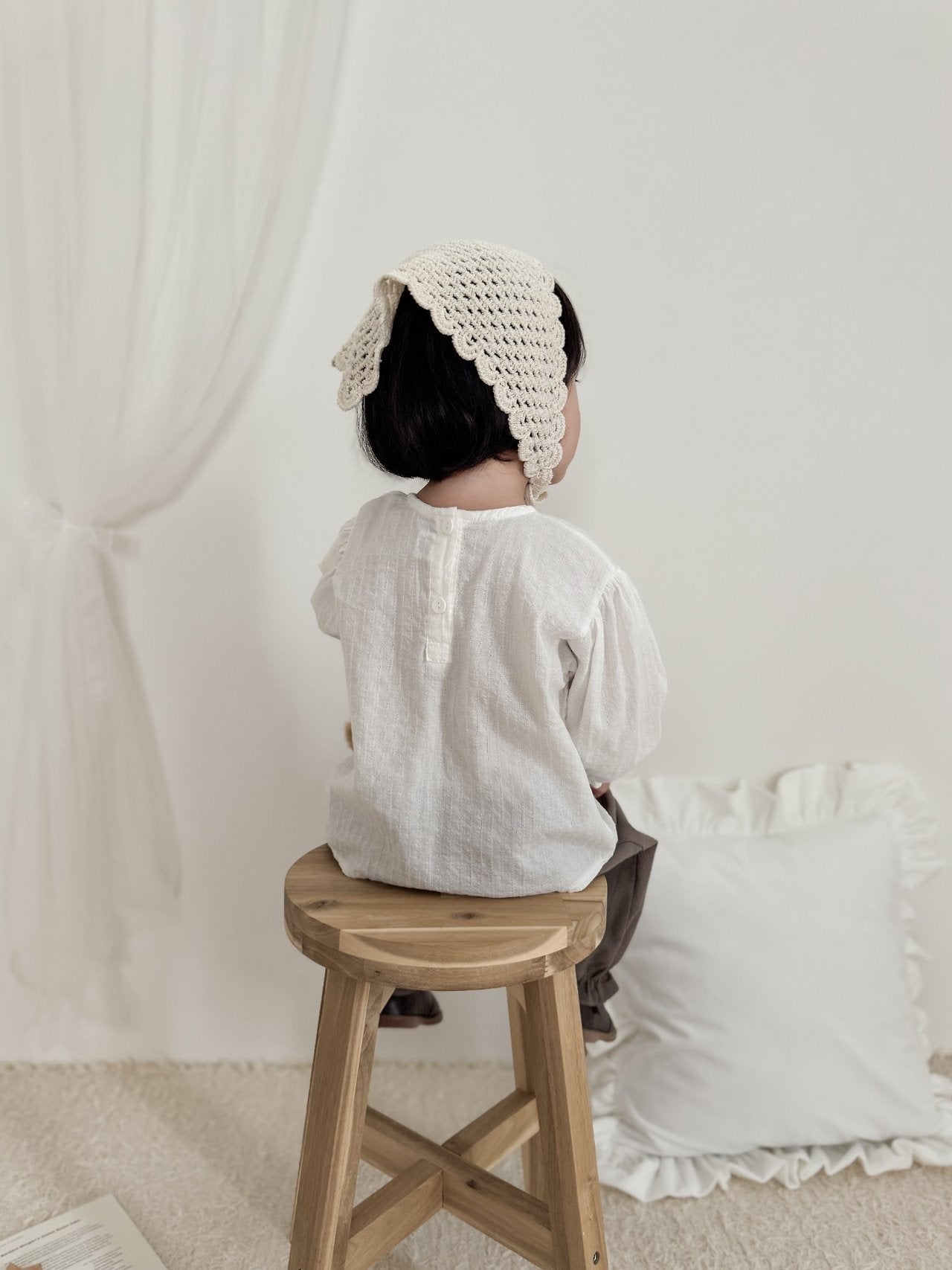 ［mimi market］Round blouse