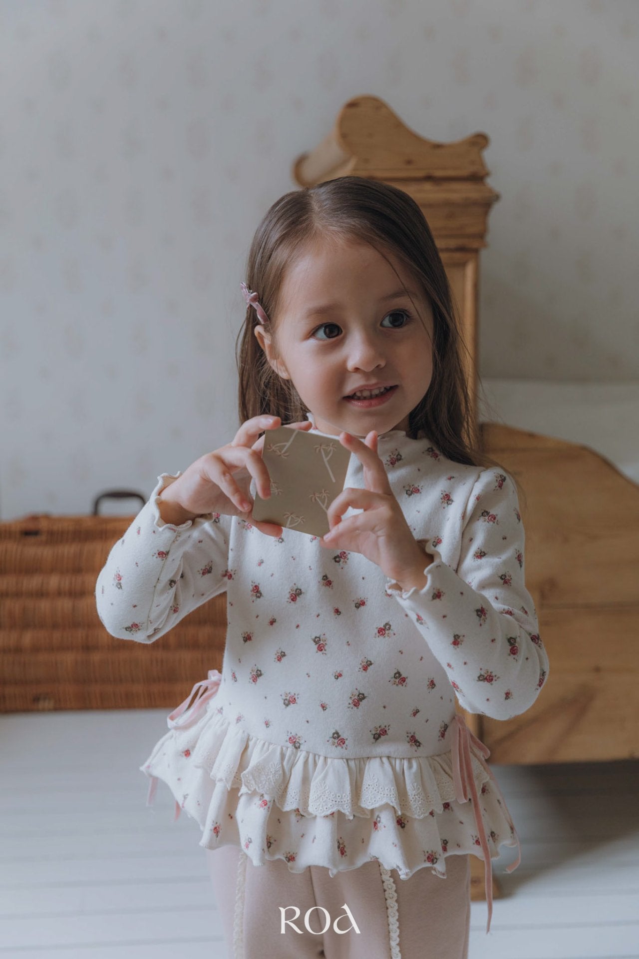 ［ROA］Flower ribbon tutu tops