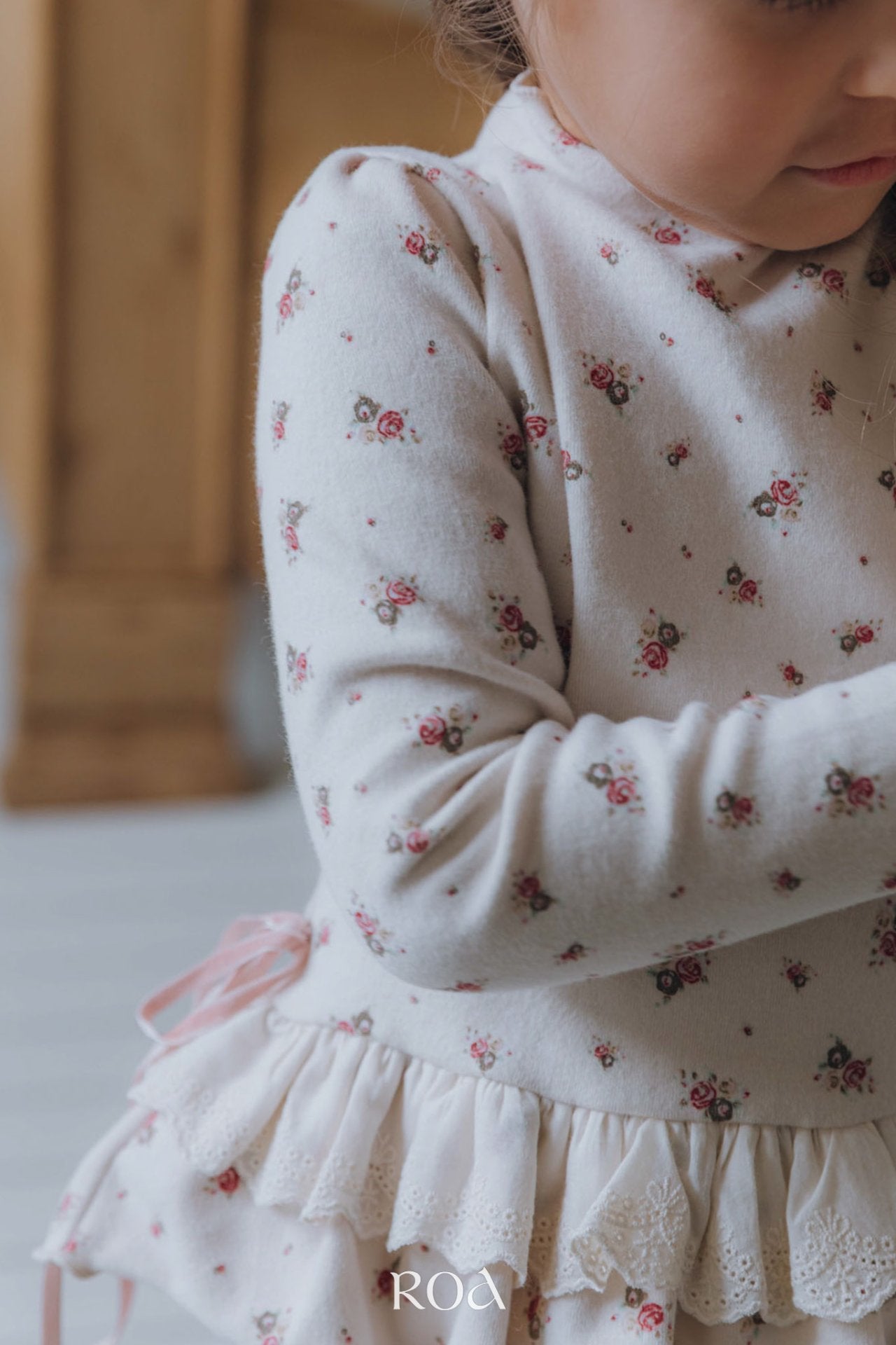 ［ROA］Flower ribbon tutu tops