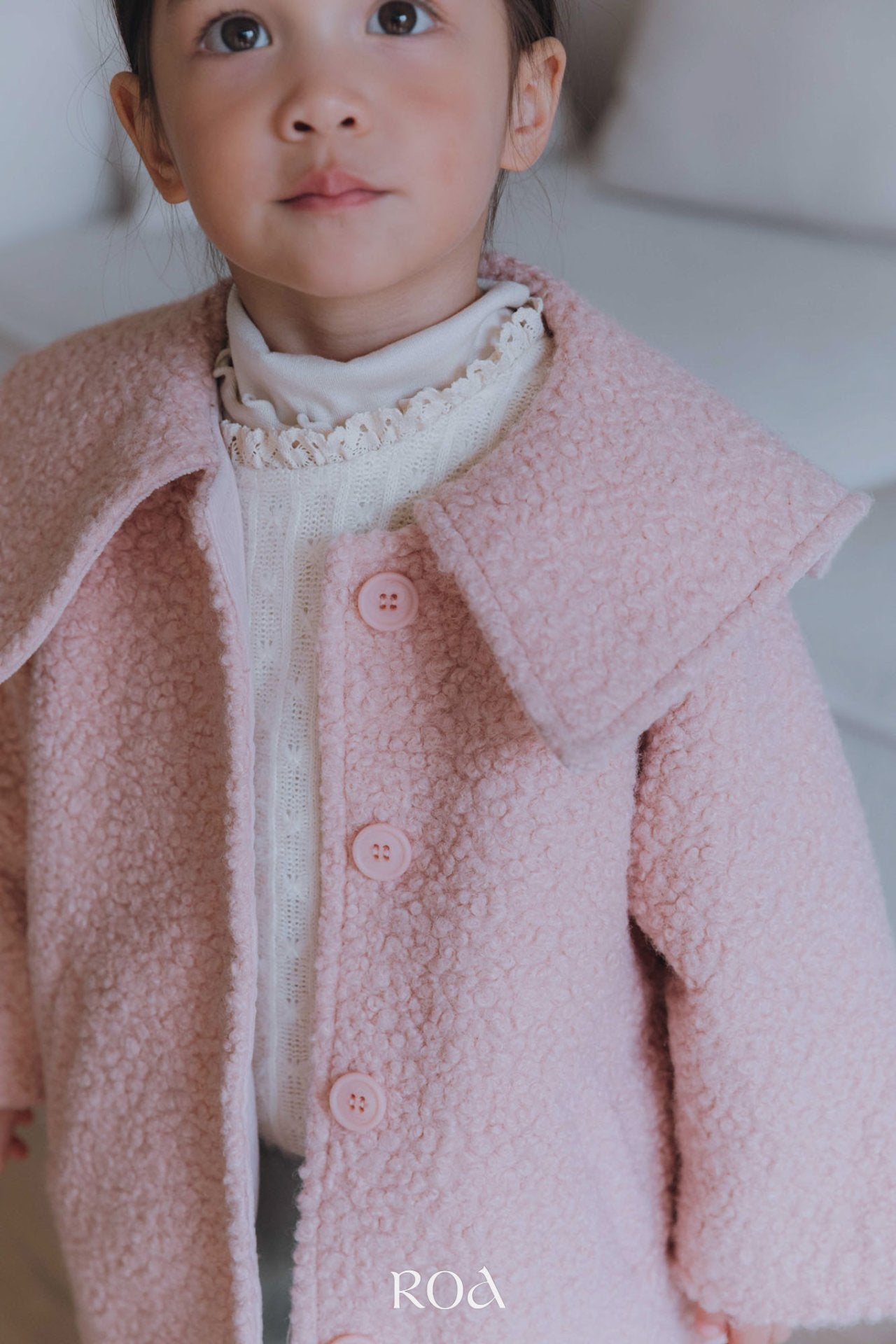 ［ROA］Knit lace vest