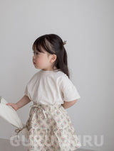 ［guruguru］Shoulder button tee