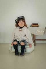 ［OREN］Brunel check suspender half pants