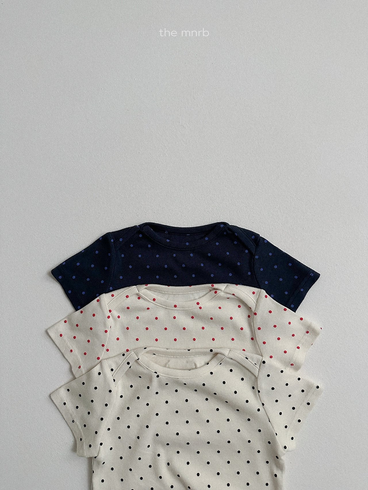 ［minirobe］Little dot short sleeve tee