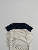 ［minirobe］Little dot short sleeve tee