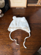 ［marron］Bear fur bonnet