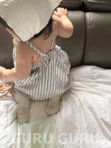 ［guruguru］Stripe camisole rompers