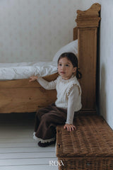 ［ROA］Knit lace vest