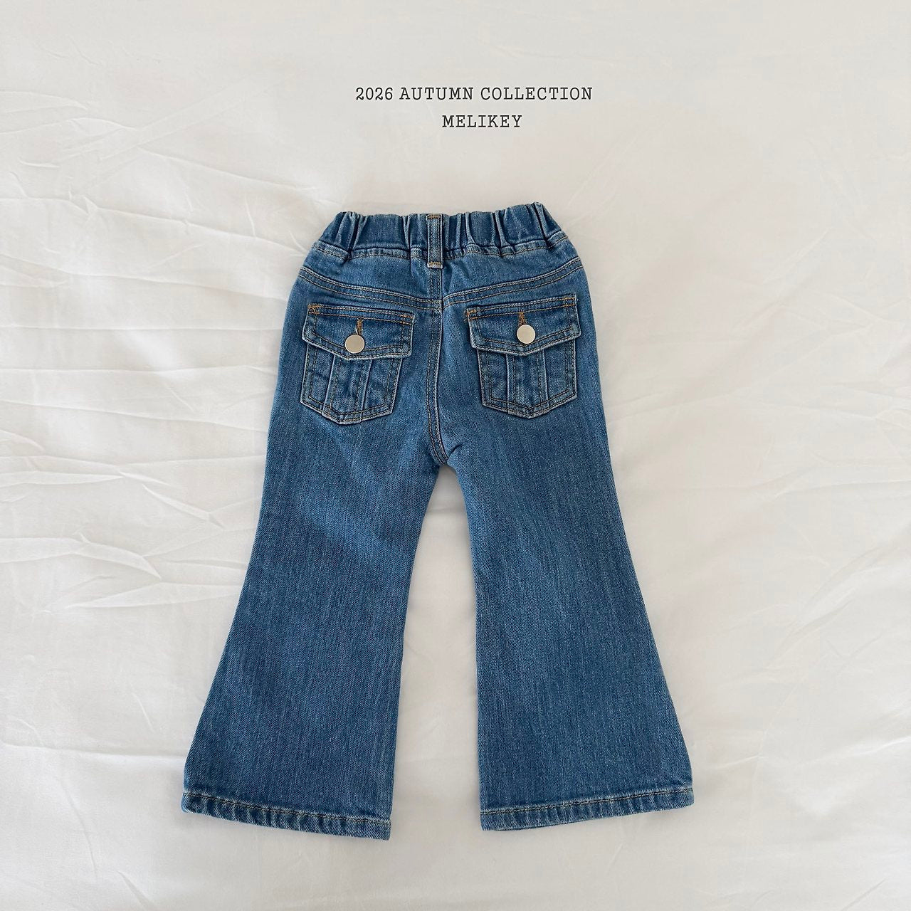 ［Melikey］Pocket bootscut denim pants
