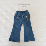 ［Melikey］Pocket bootscut denim pants