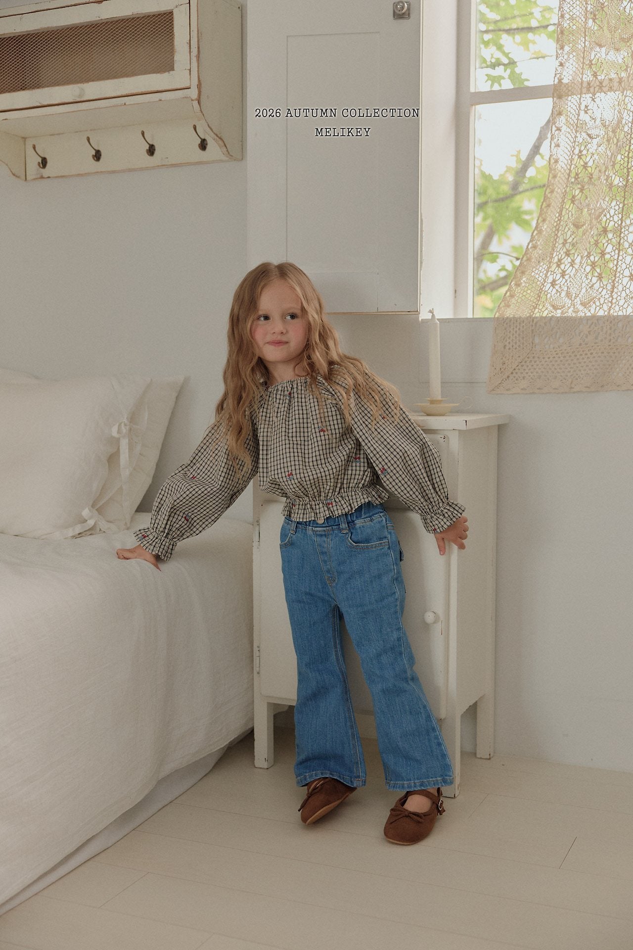 ［Melikey］Pocket bootscut denim pants