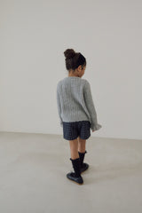 [soye] Momo check half pants