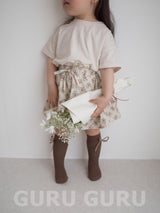 ［guruguru］Shoulder button tee