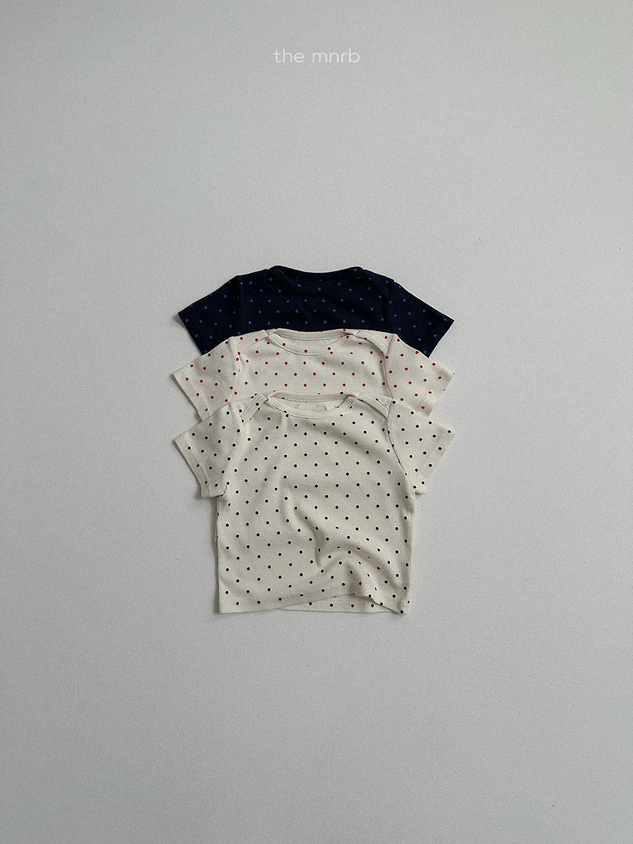 ［minirobe］Little dot short sleeve tee