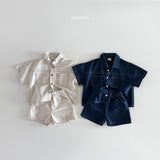 ［Bonito］Two pocket linen set