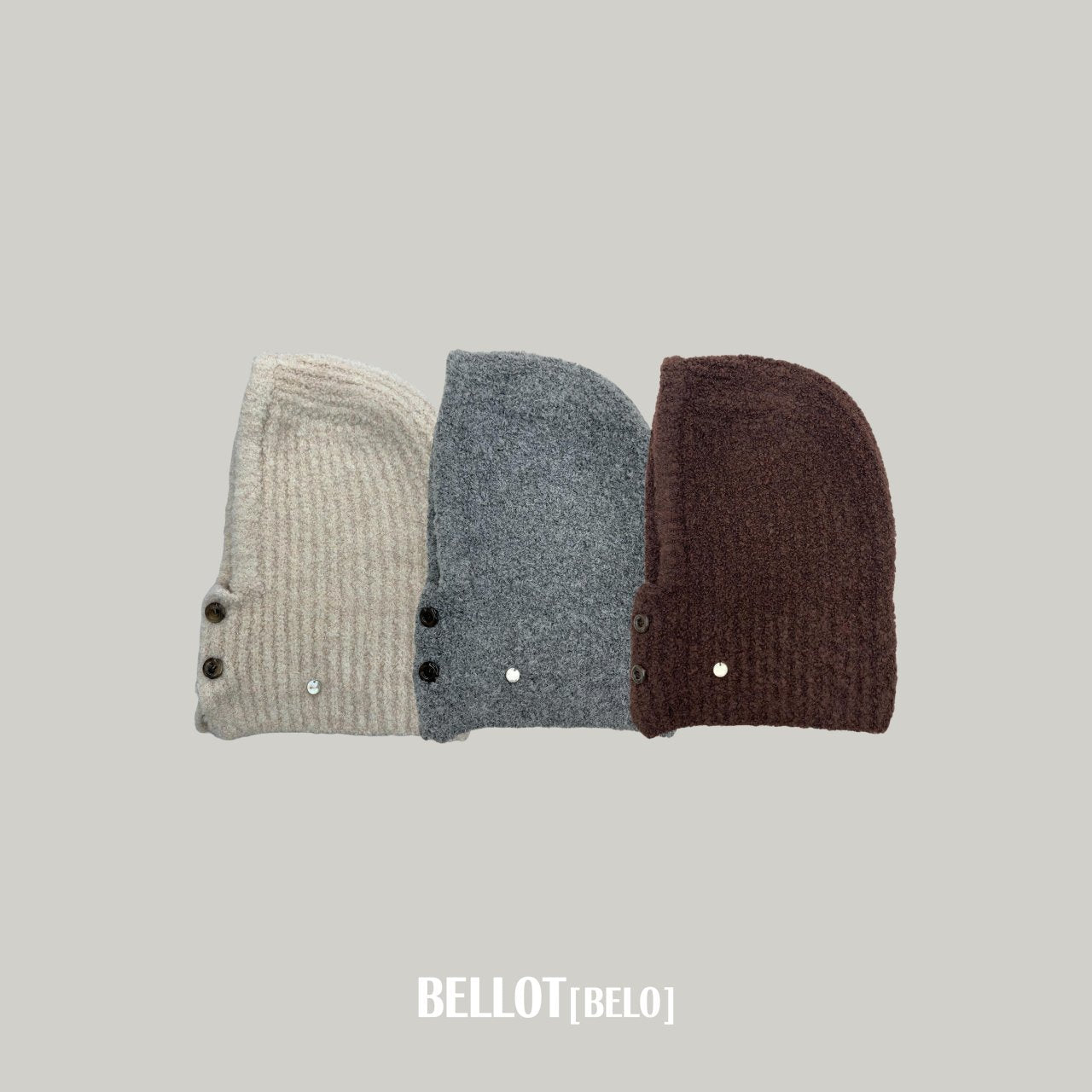 ［BELLOT］Button balaclava