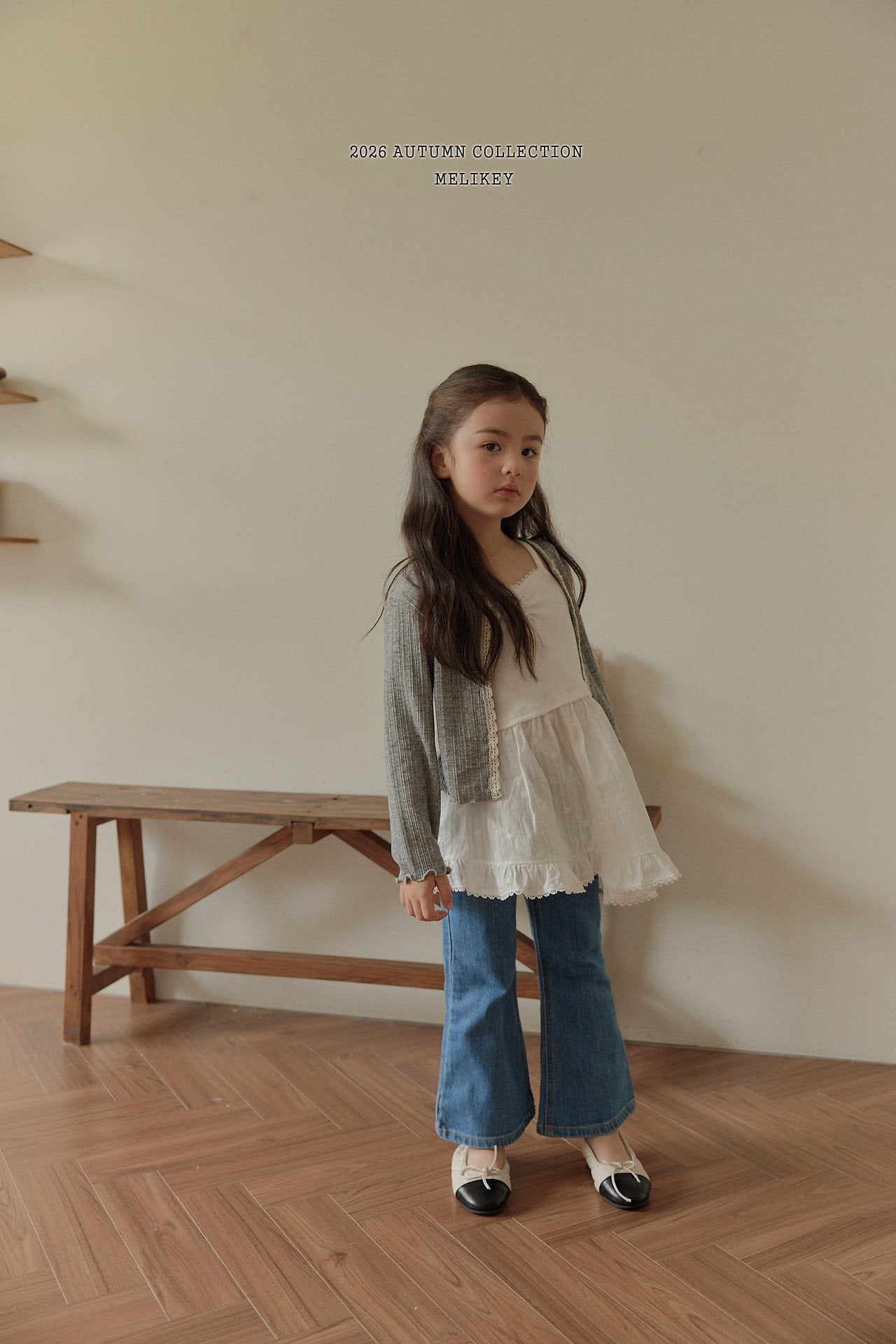 ［Melikey］Pocket bootscut denim pants